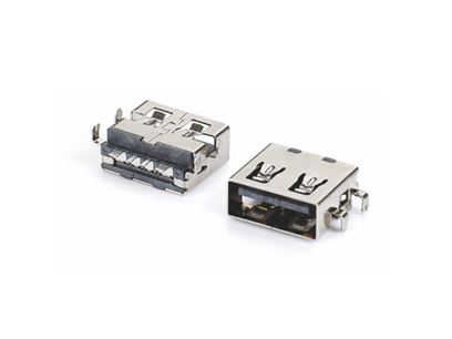 USB20AF前插后贴沉板1.1 1.9 大电流3A 5A