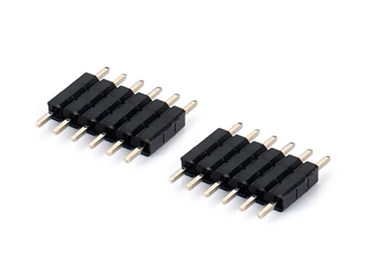 2.54mm 单排三塑180° DIP(1-40Pin)