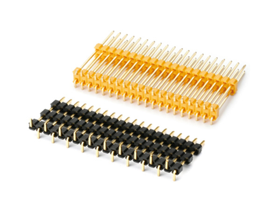 2.54mm 单/双排多塑彩色SMT(1-40Pin)