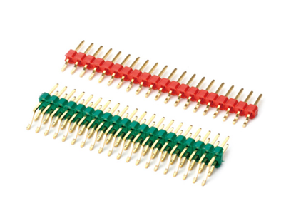 2.54mm 单/双排卧贴彩色 SMT(1-40Pin)