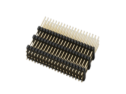 2.54mm 三排三塑 180°DIP
