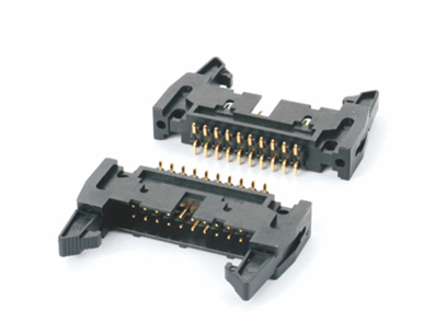 2.54mm 双排SMT短耳牛角