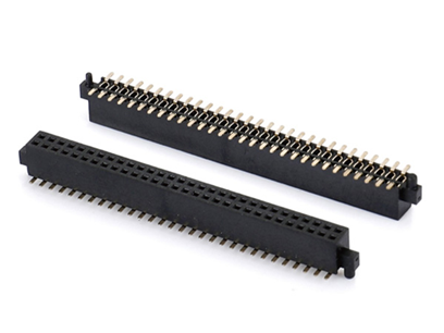1.27mm 4.3H 双排SMT 带外柱（2-50Pin）