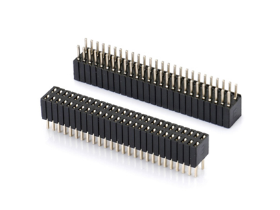 1.27mm 4.6H 双排180° DIP(2-50Pin)