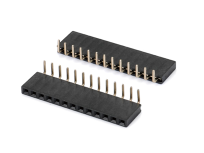 2.54mm 8.5H 单排90° DIP(1-40Pin)