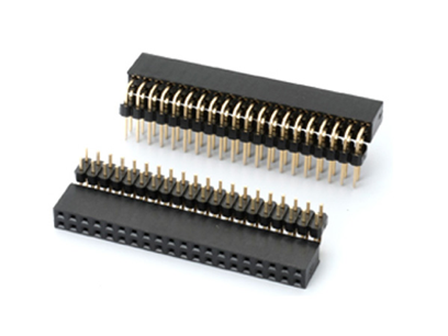 2.54mm 8.5H 双排90° 排母加排针(2-40Pin)