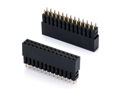2.54mm 8.5H 双排加高180° DIP(2-40Pin)