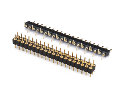 2.0mm圆针 双排SMT 180度