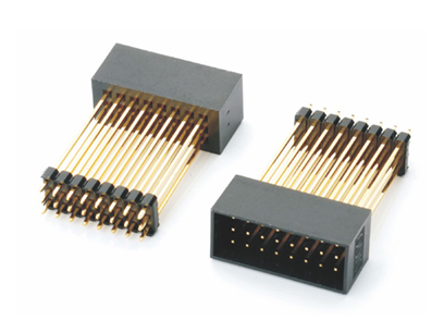 BOX 2.54x8.9 加塑加高180° 简牛+排针